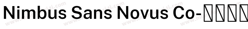Nimbus Sans Novus Co字体转换